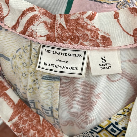 Size Small Anthropologie Sleeveless Patterned Top - Picture 4 of 4